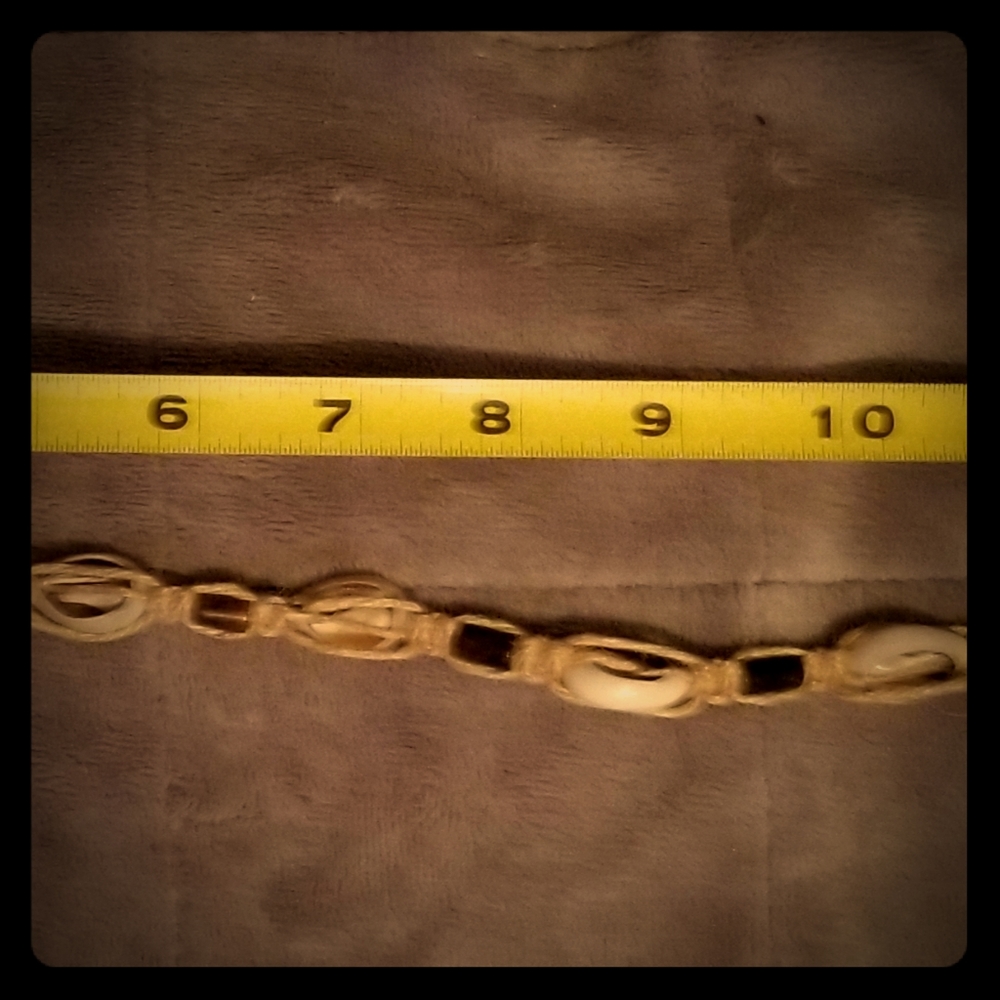 Vintage macrame necklace